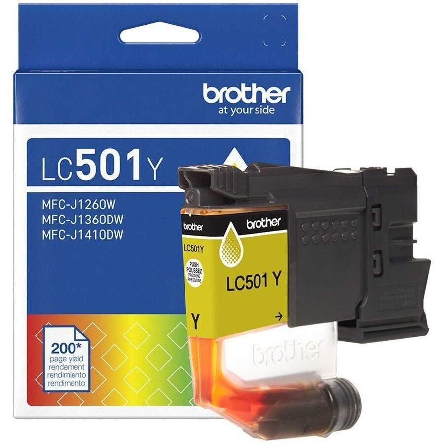 Brother LC501Y Original Standard Yield Inkjet Ink Cartridge - Yellow Pack