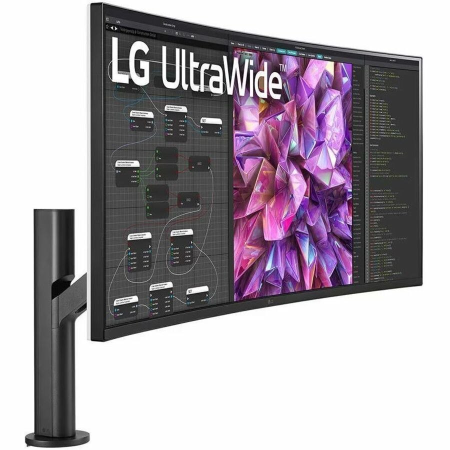 LG 38BQ88C-W 38" Class WQXGA Curved Screen LCD Monitor - 21:9