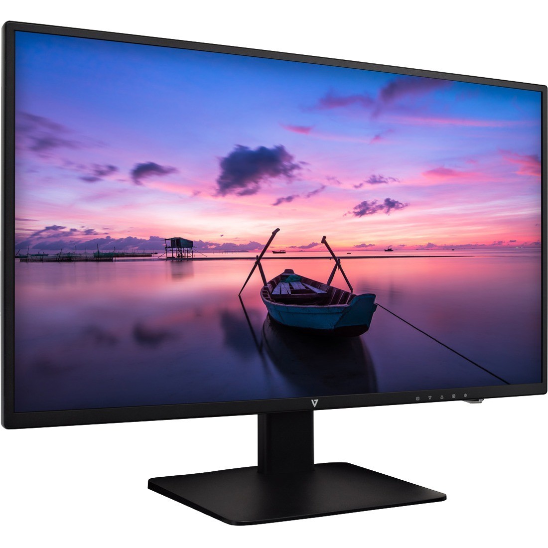 V7 L238E-2N Full HD LCD Monitor - 16:9 - Black