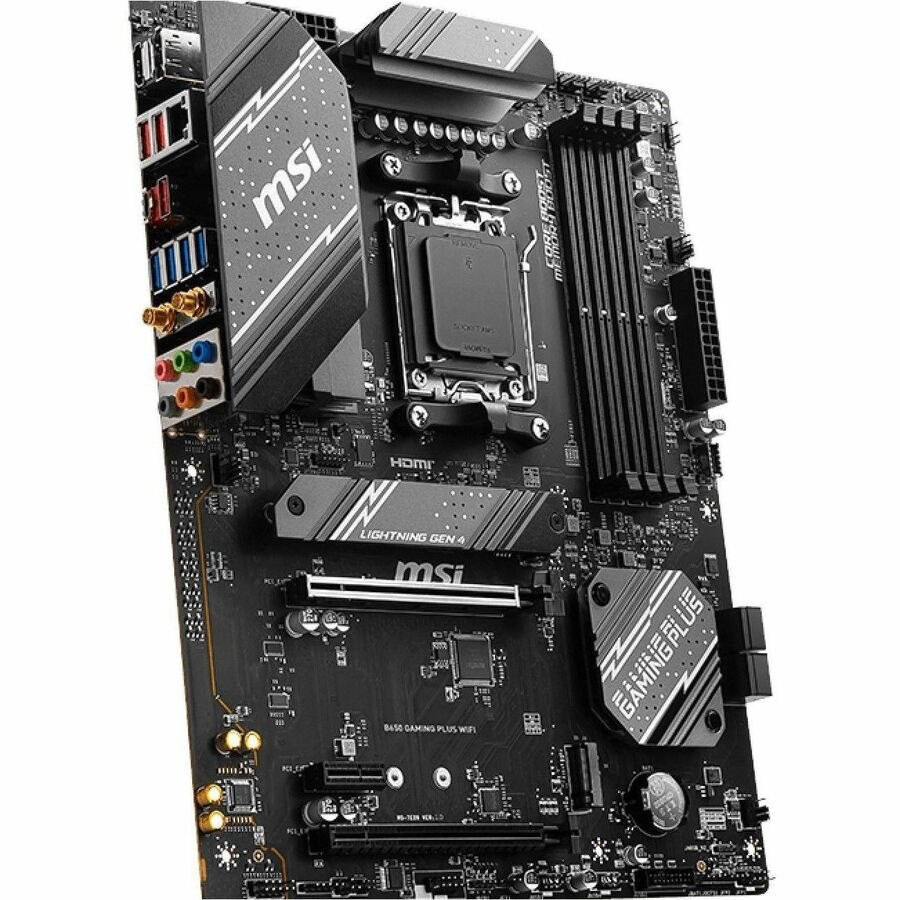 MSI MAG B650 GAMING PLUS WIFI Gaming Desktop Motherboard - AMD B650 Chipset - Socket AM5 - Micro ATX