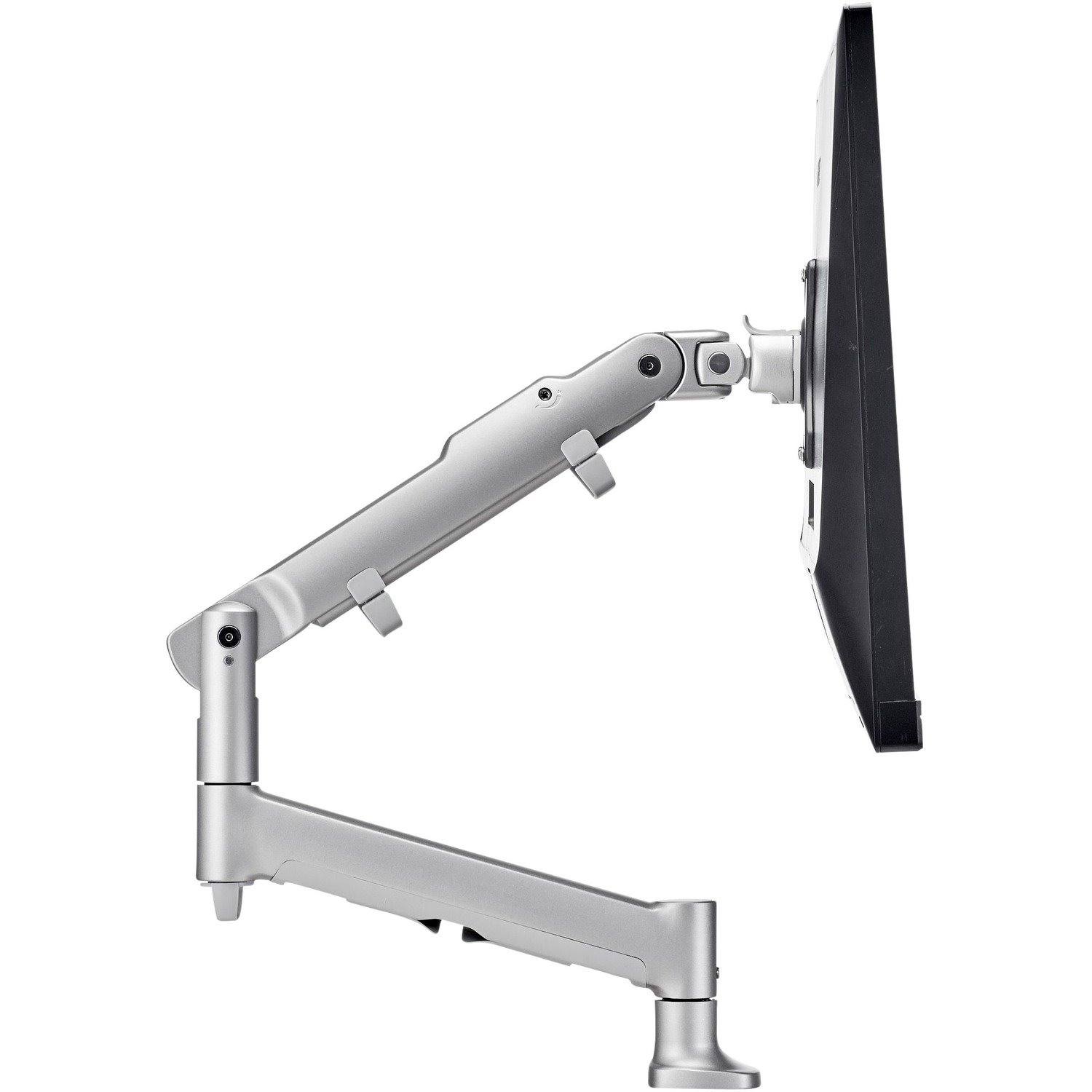 Atdec AWMS-DB-F-S Desk Mount for Monitor - Silver