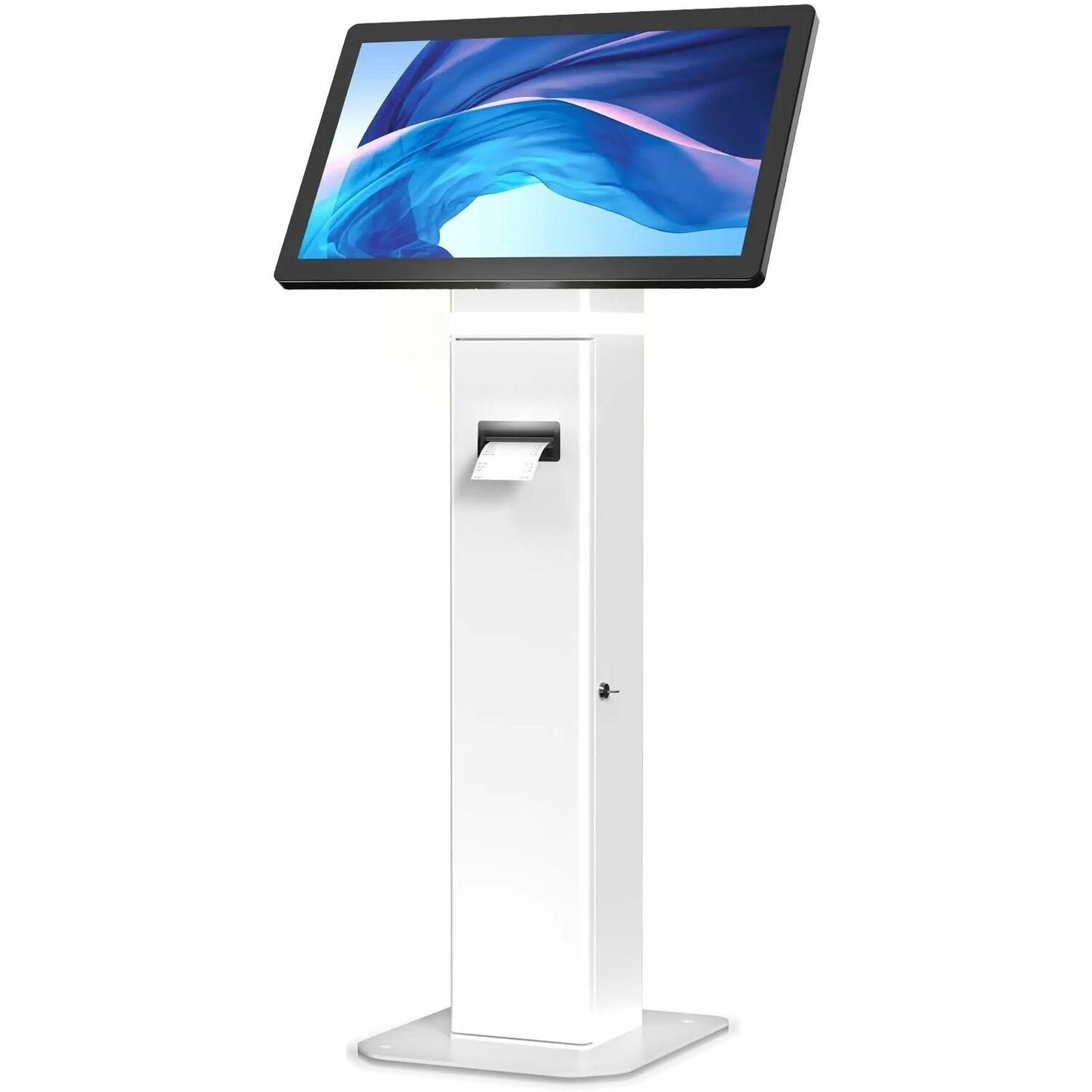 CTA Digital 35'Interactive Kiosk Floor stand with LED Light and Printer Compartment
