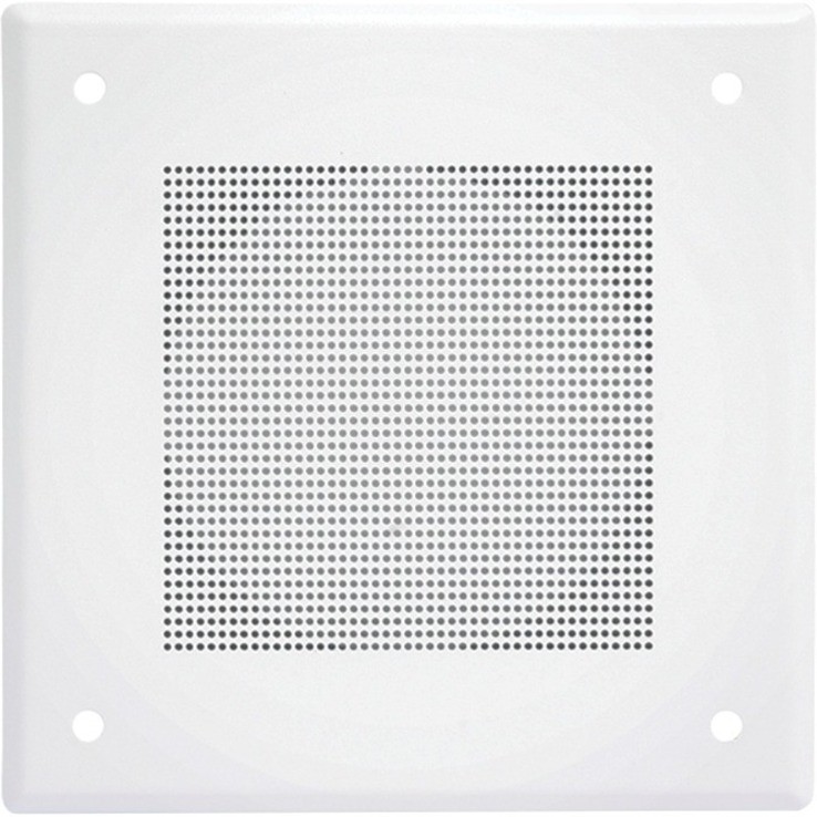 AtlasIED 161-4 Wall Mountable, Ceiling Mountable, Recessed Mount, Screw Mount Speaker - Textured White Epoxy - TAA Compliant