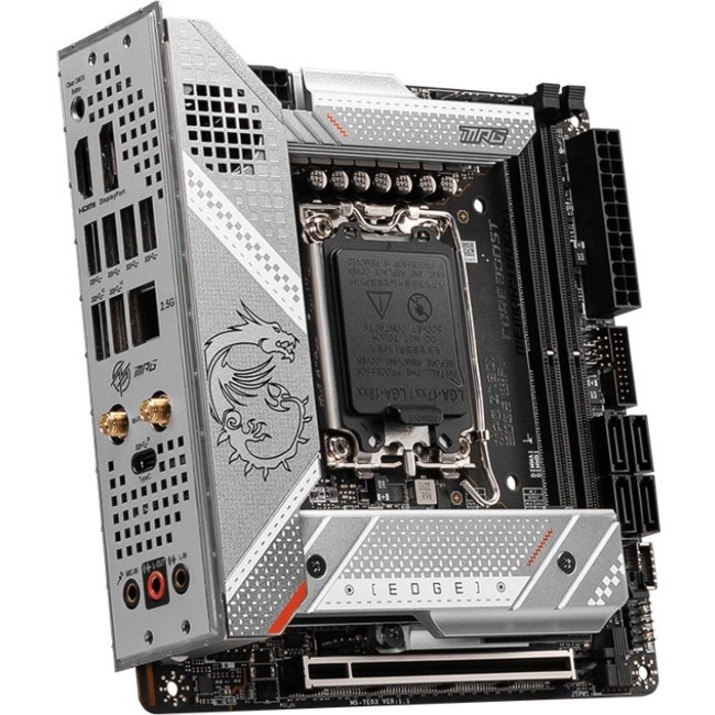 MSI MPG Z790I EDGE WIFI Gaming Desktop Motherboard - Intel Z790 Chipset - Socket LGA-1700 - Mini ITX