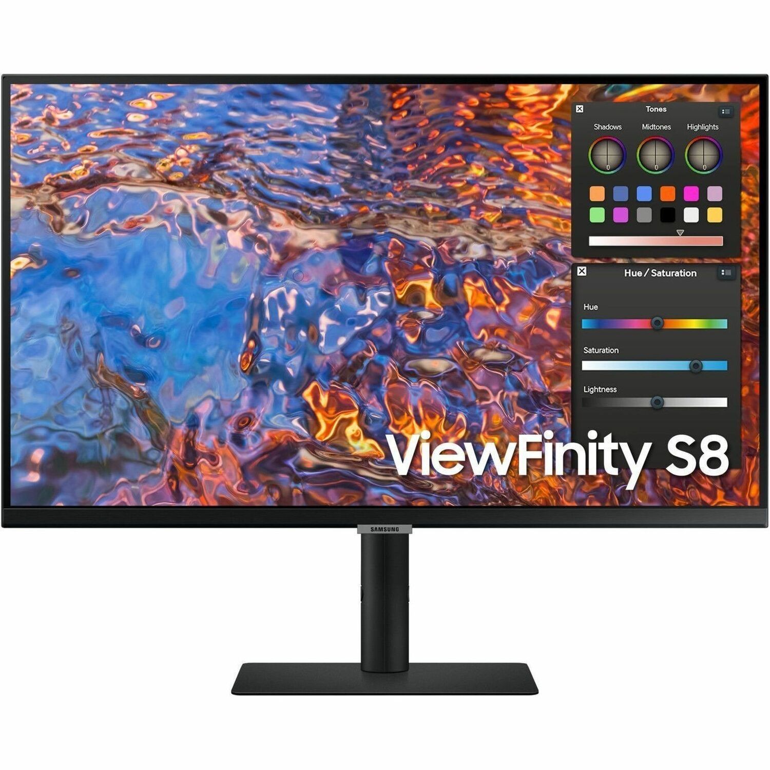 SAMSUNG 27" (16:9) UHD IPS MONITOR, DP, HDMI, HDR400, USB-C, USB(3),LAN, H/ADJ, VESA, 3YR