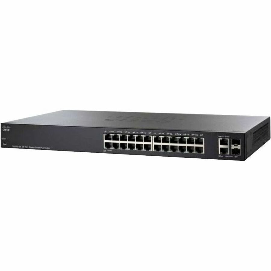 Cisco SG220-26P 26-Port Gigabit PoE Smart Plus Switch