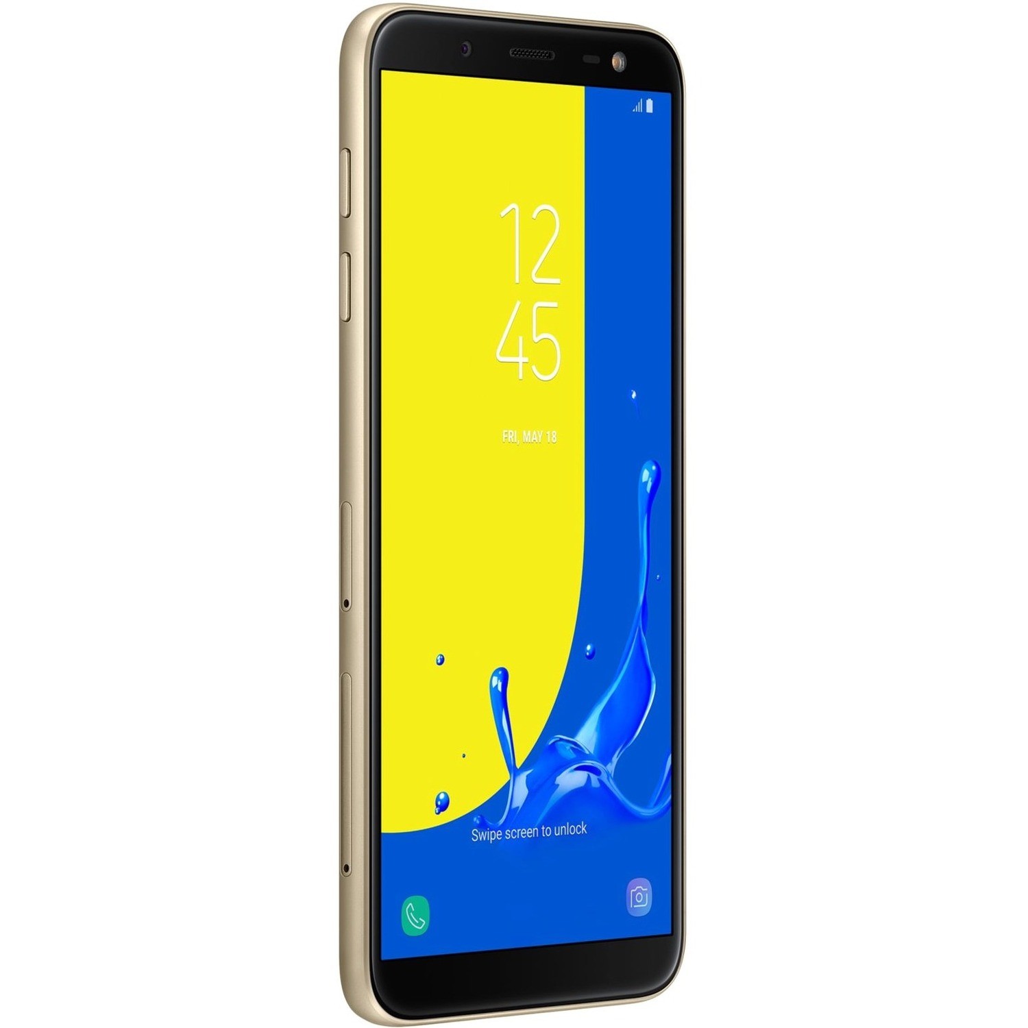 Samsung Galaxy J6 SM-J600F 32 GB Smartphone - 14.2 cm (5.6") Super AMOLED HD+ 1480 x 720 - Cortex A53Octa-core (8 Core) 1.60 GHz - 3 GB RAM - Android 8.0 Oreo - 4G - Gold