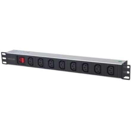 Intellinet 19\" 1U Rackmount 8-Output