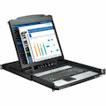 Eaton Tripp Lite Series NetDirector 16-Port 1U Rack-Mount Console KVM Switch with 19 in. LCD, German Keyboard