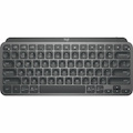 Logitech MX Keys S Keyboard - Wireless Connectivity - USB Interface - English (UK) - QWERTY Layout - Pale Gray