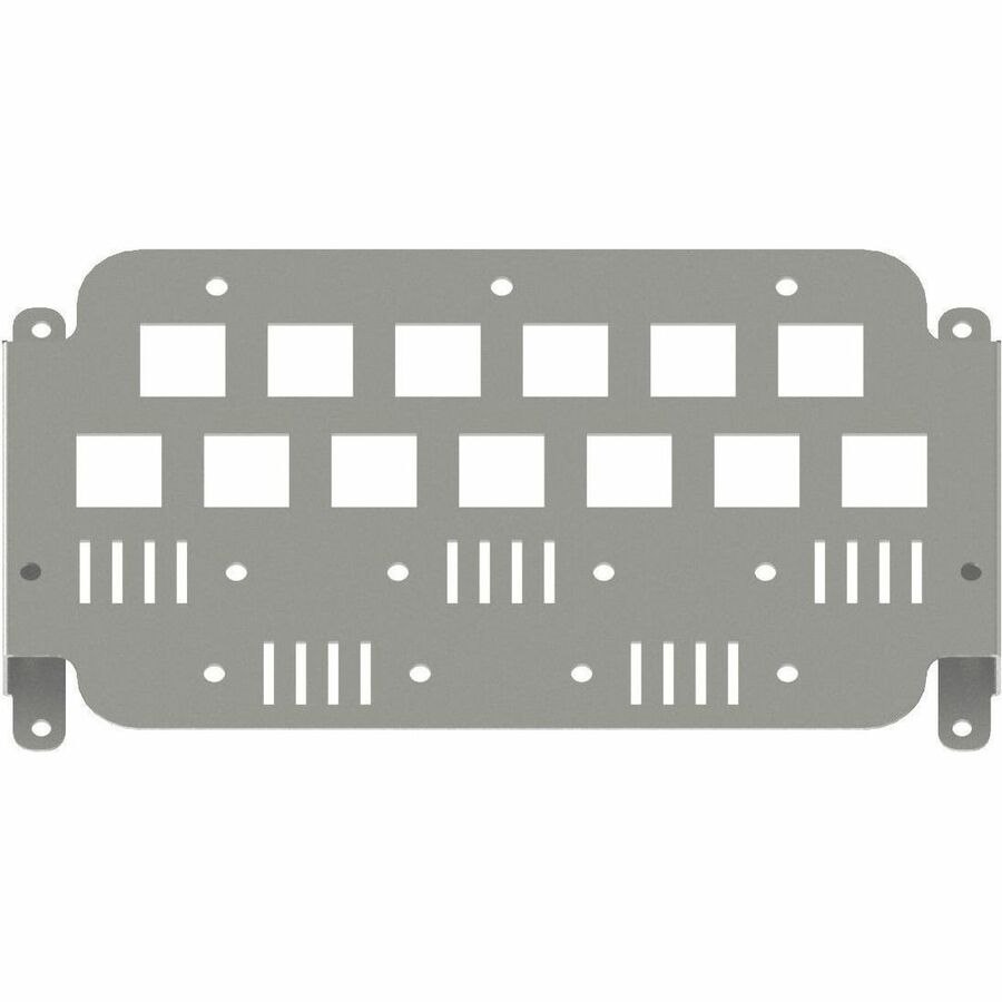 Panduit HD Fusion Wall Mount Incoming Cable Plate, Gray