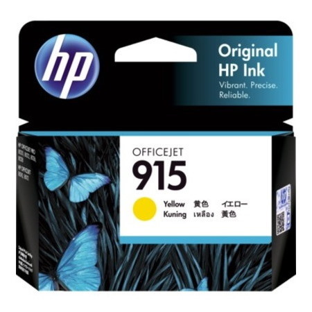 HP 915 Original Inkjet Ink Cartridge - Yellow Pack