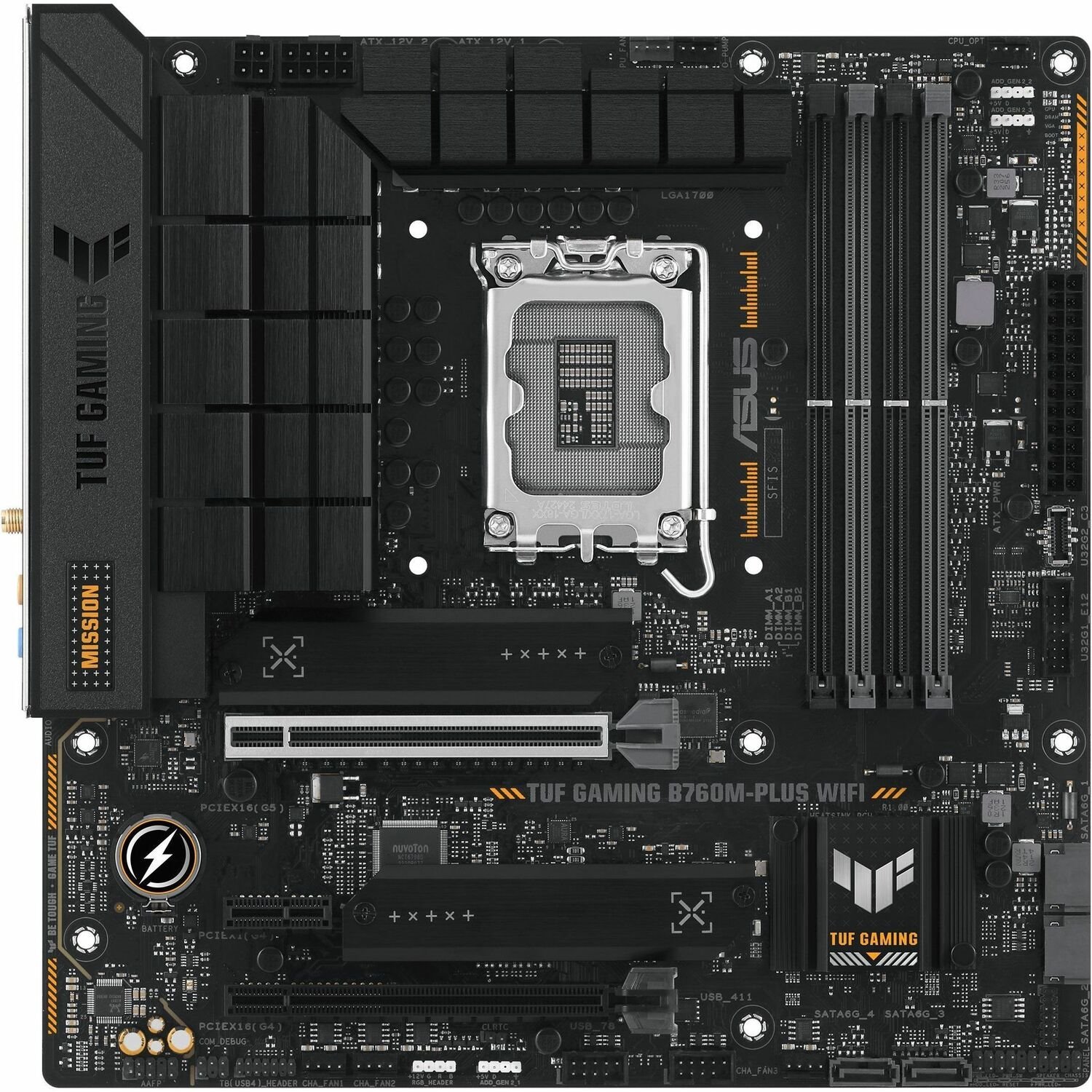 TUF GAMING B760M-PLUS WIFI II Gaming Desktop Motherboard - Intel B760 Chipset - Socket LGA-1700 - Micro ATX