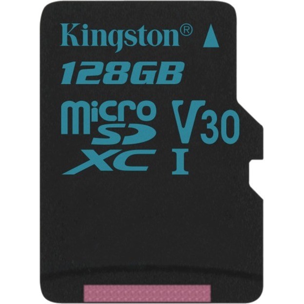 Kingston Canvas Go! 128 GB Class 10/UHS-I (U3) microSDXC