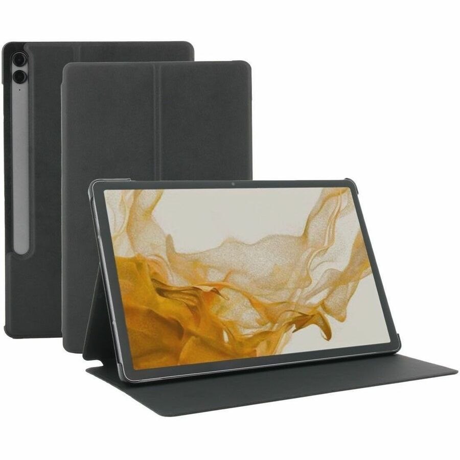MOBILIS RE.LIFE Carrying Case (Flap) for 31.5 cm (12.4") Samsung Galaxy Tab S9 FE+, Galaxy Tab S9+ Tablet - Black