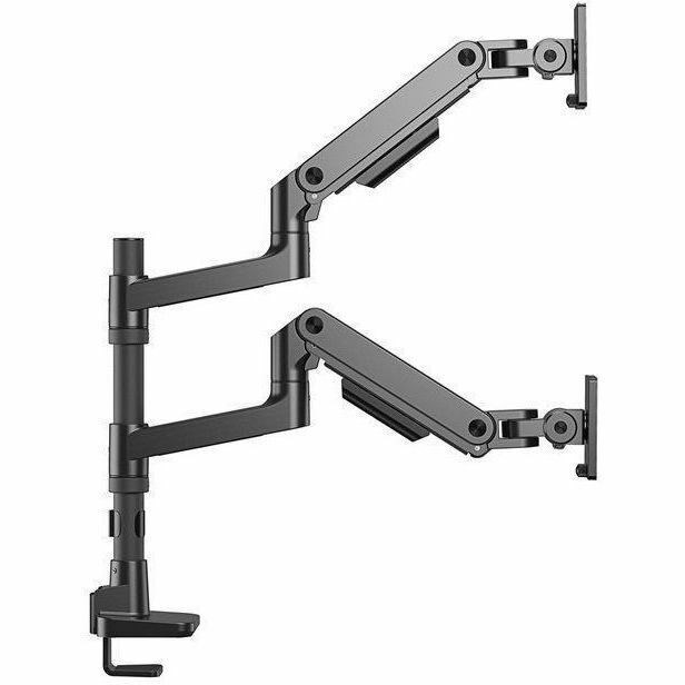 Amer HYDRA Elite HYDRA2HDGB Mounting Arm for Monitor, Display, Curved Screen Display - Black - Landscape/Portrait