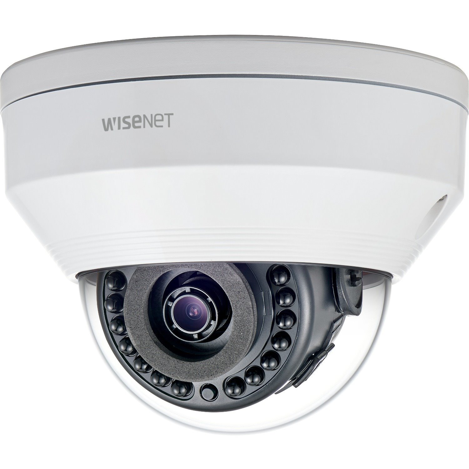 Hanwha Techwin LNV-6010R 2 Megapixel Indoor/Outdoor HD Network Camera - Monochrome - Dome - White