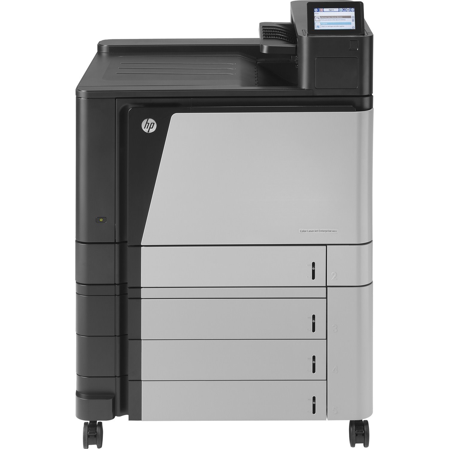 HP LaserJet M855xH Floor Standing Laser Printer - Refurbished - Color