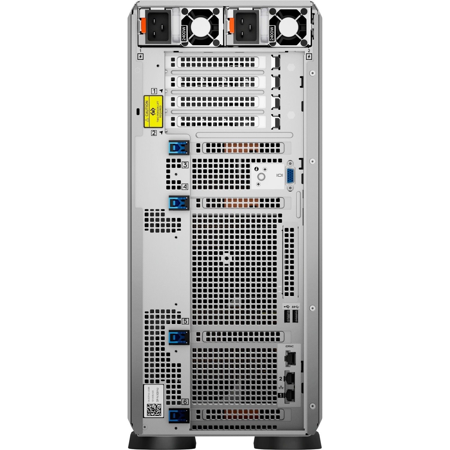 Dell EMC PowerEdge T550 5U Tower Server - Xeon Silver 4310 2.10 GHz - 16 GB RAM - 480 GB SSD - 12Gb/s SAS Controller