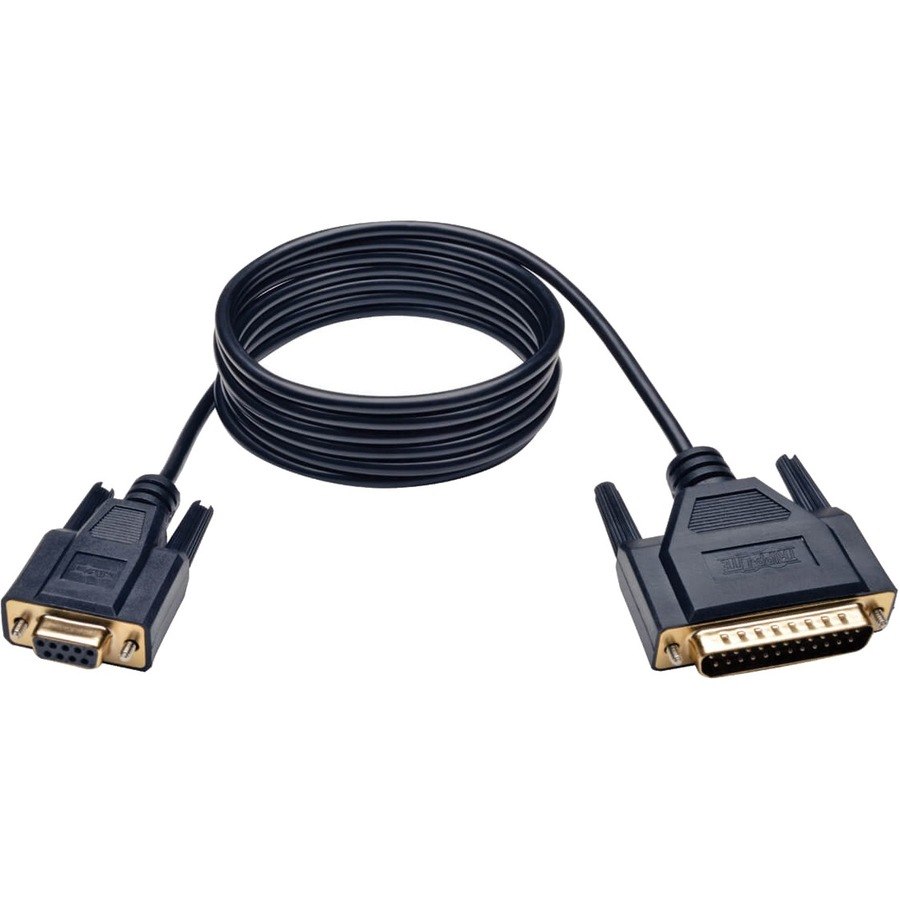 Eaton Tripp Lite Series Null Modem Serial DB9 Serial Cable (DB9 to DB25 F/M), 6 ft. (1.83 m)