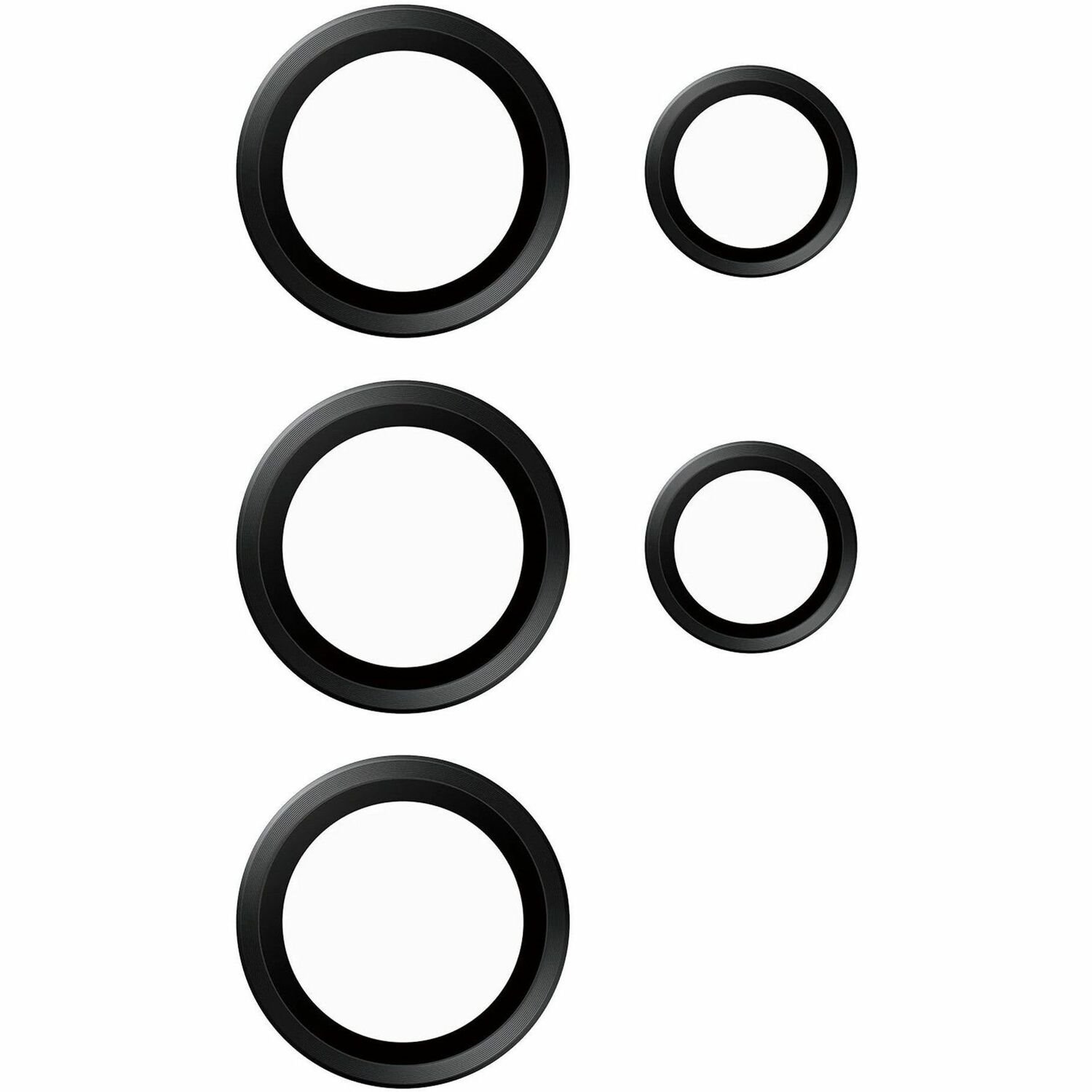 PanzerGlass Hoops Camera Lens Protector - Black