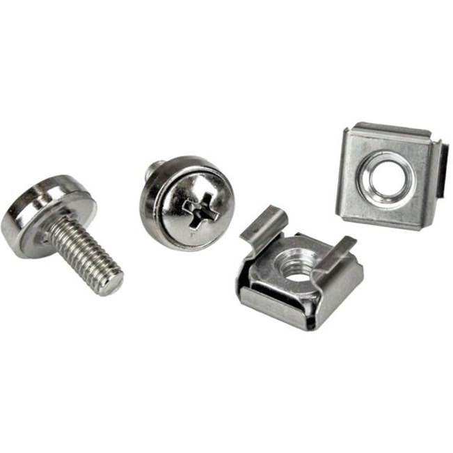 StarTech.com 100 Pkg M5 Mounting Screws and Cage Nuts for Server Rack Cabinet