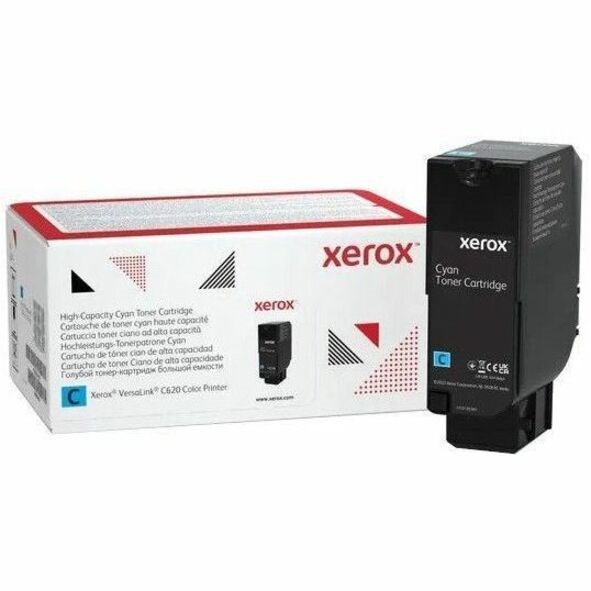 Xerox Genuine Xerox&reg; VersaLink&reg; C620 Color Printer Cyan High capacity Toner Cartridge (12000 Pages) - 006R04625