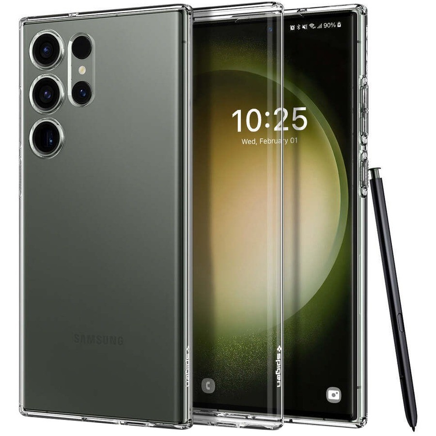 Spigen Liquid Crystal Case voor Samsung Galaxy S23 Ultra Smartphone - Kristalhelder