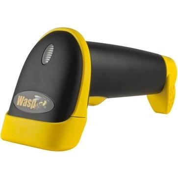 Wasp WLR8950 Handheld Barcode Scanner - Yellow - USB Cable Included