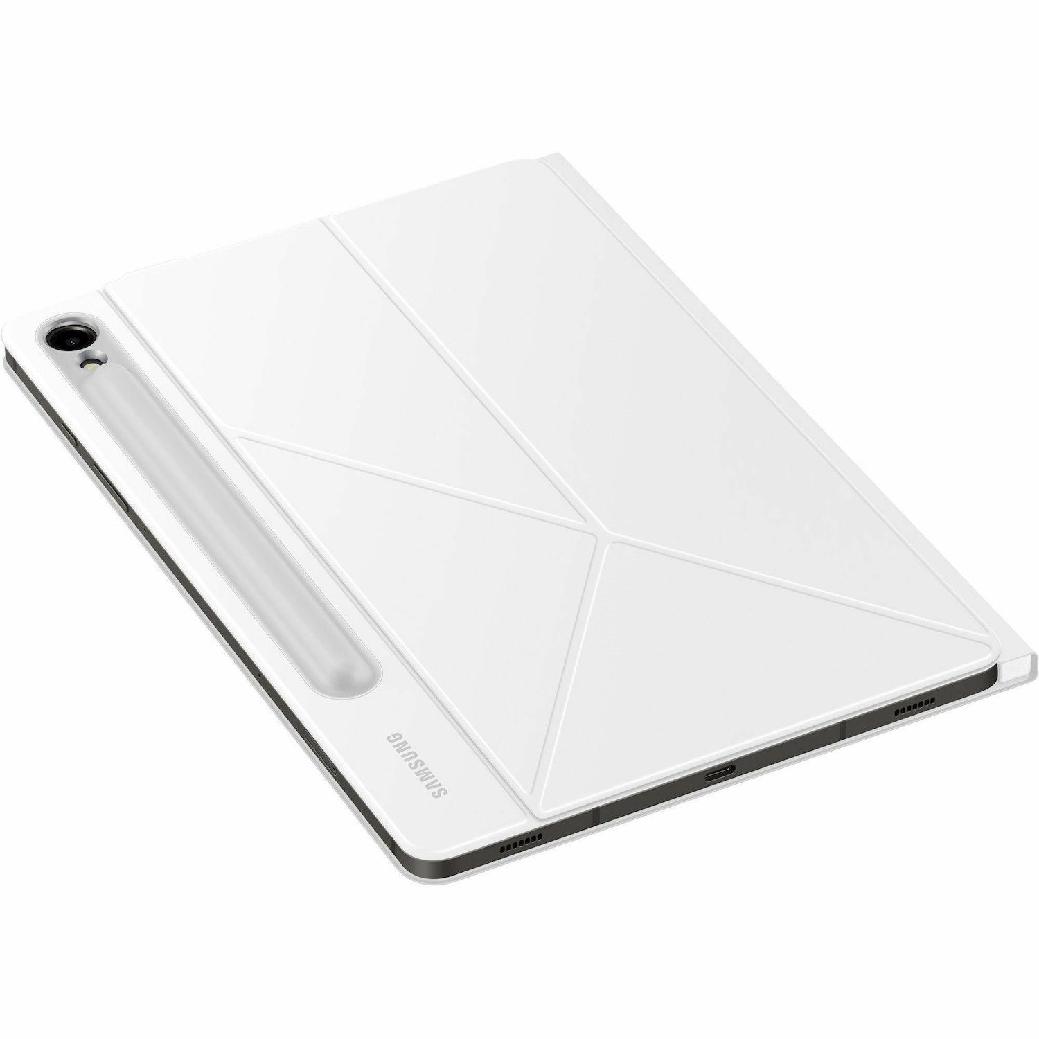 Samsung Carrying Case (Book Fold) Samsung Galaxy Tab S9 Tablet - White