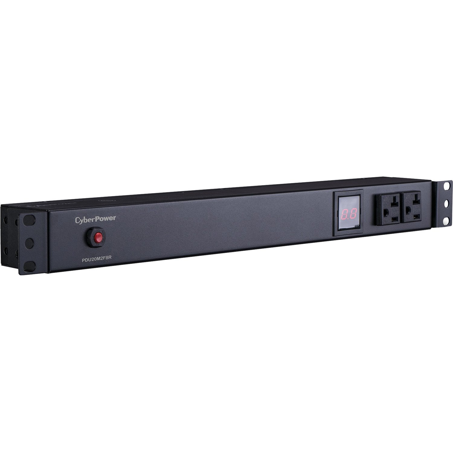 CyberPower PDU20M2F8R 100 - 125 VAC 20A Metered PDU