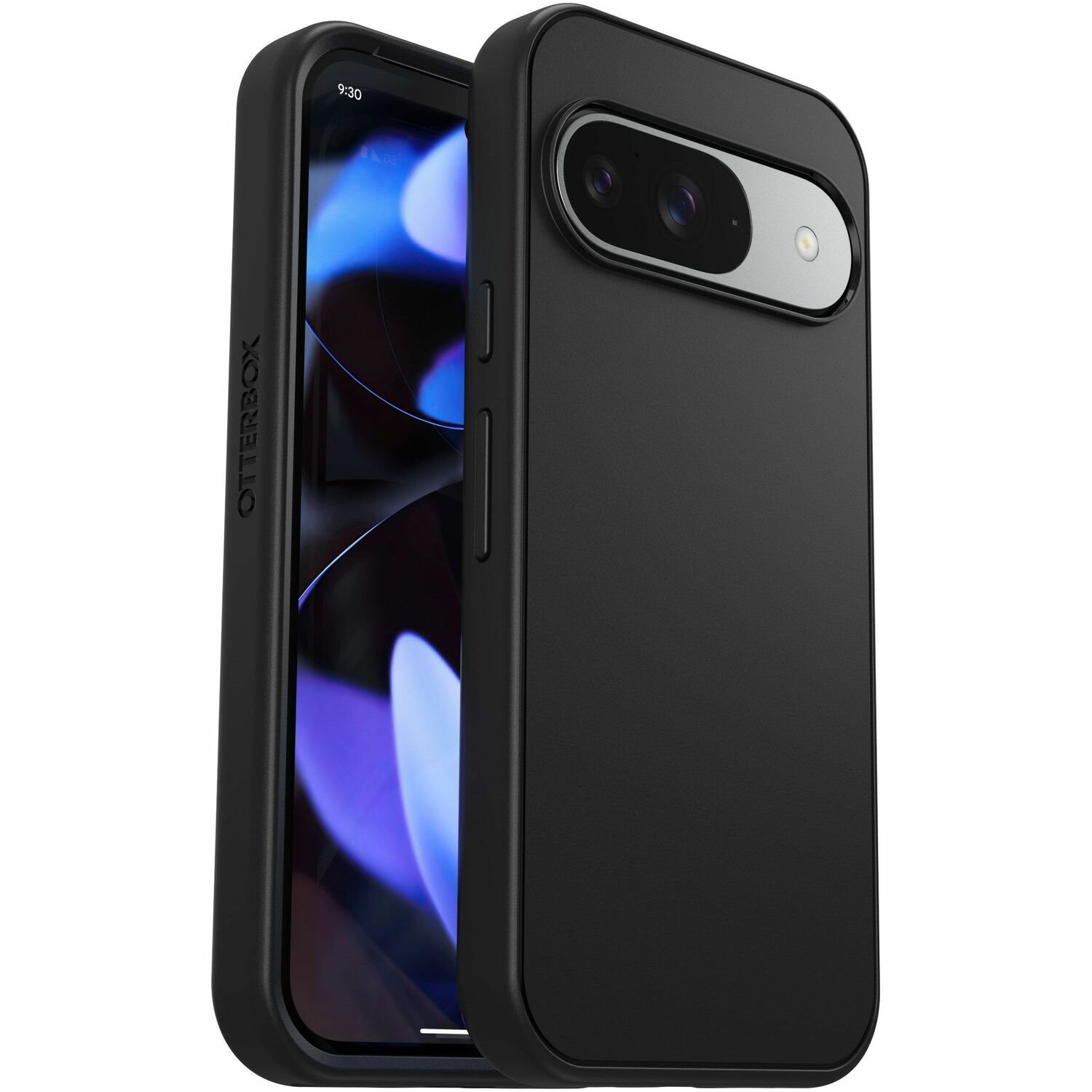 OtterBox Symmetry Case for Google Pixel 9, Pixel 9 Pro Smartphone - Black - Retail