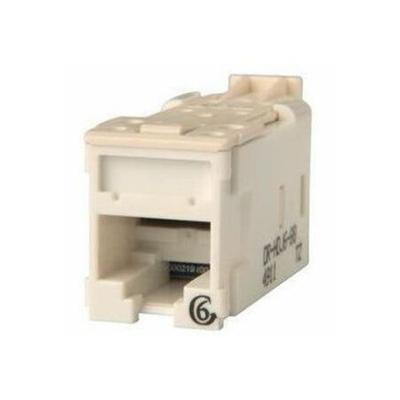 Ortronics Clarity High Density Jack (HDJ) CAT6, T568A/B, White