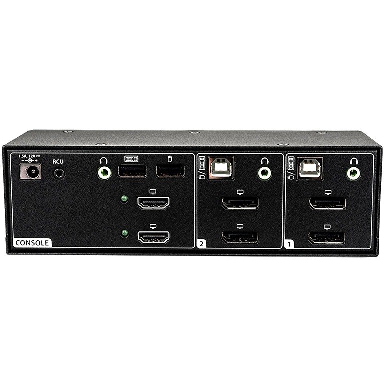 Vertiv Cybex SC900 Secure Desktop KVM| 2 Port Dual-Head| DisplayPort| TAA