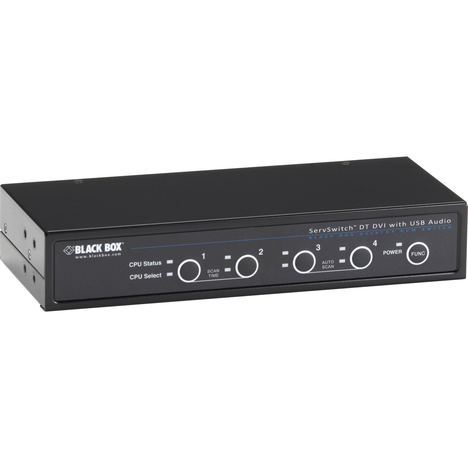 Black Box ServSwitch DT DVI with Bidirectional Audio, 4-Port