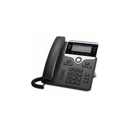 Cisco 7841 IP Phone - Corded - Corded - Wall Mountable, Desktop, Tabletop - Charcoal - TAA Compliant