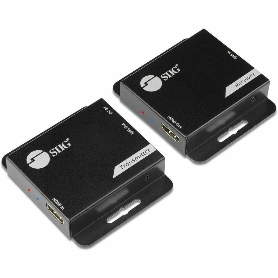 SIIG HDMI Over Cat6 Extender - 60m - 1080p - PoC - Metal Housing