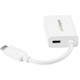 StarTech.com USB C to HDMI 2.0 Adapter 4K 60Hz with 60W Power Delivery Pass-Through Charging - USB Type-C to HDMI Video Converter - White