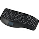 Adesso WKB-4500UB Keyboard - Wireless Connectivity - USB Interface - TouchPad - English (US) - Black