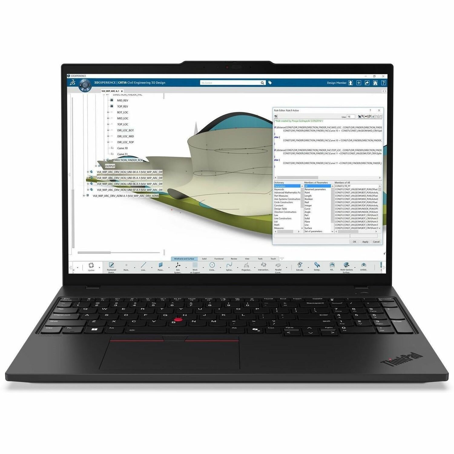 Lenovo ThinkPad P16s Gen 4 21QR0021US 16" Touchscreen Copilot+ PC Mobile Workstation - WUXGA - AMD Ryzen AI 7 PRO 350 - 32 GB - 1 TB SSD - English Keyboard - Black