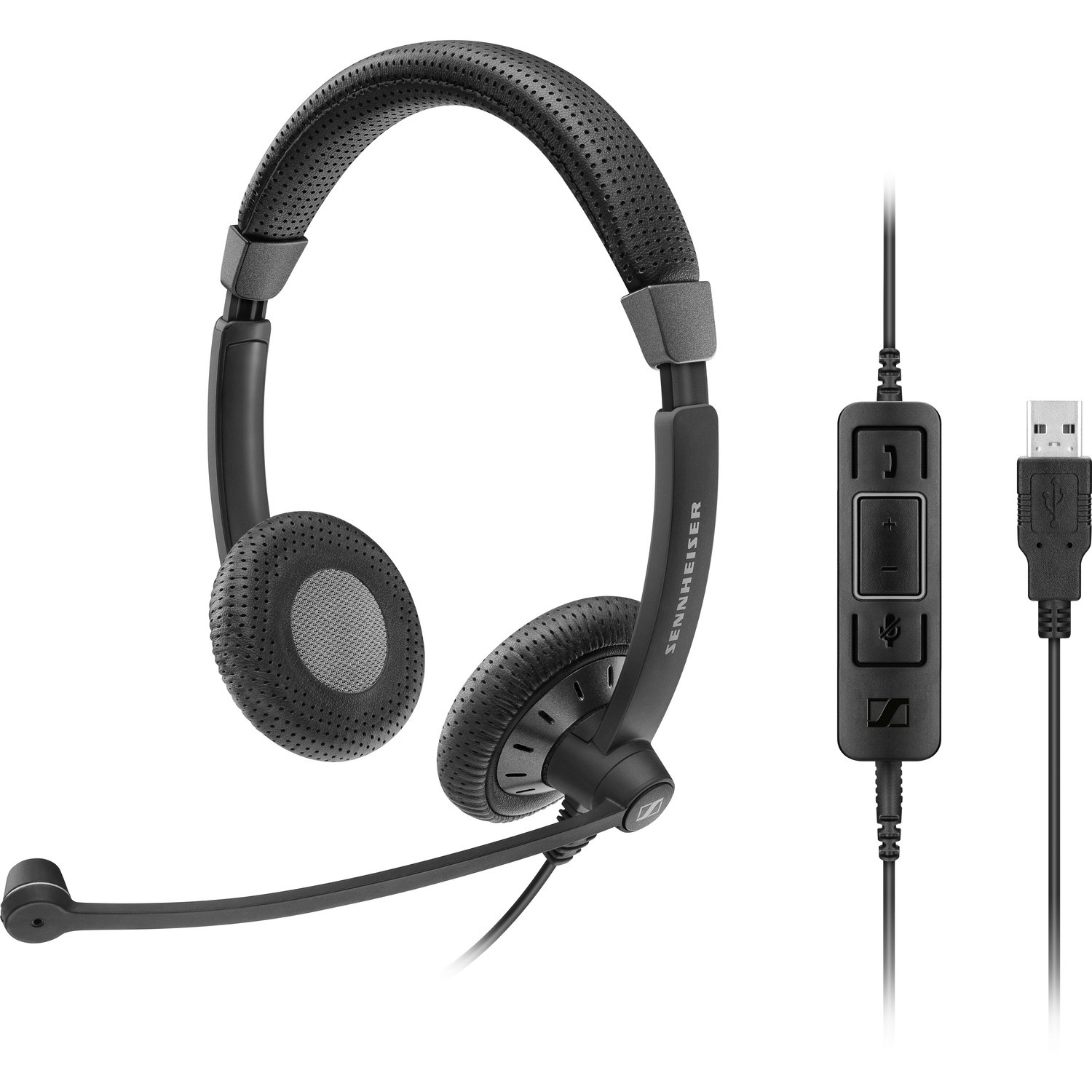 Sennheiser Culture Plus SC 75 USB MS Wired Over-the-head Stereo Headset - Black