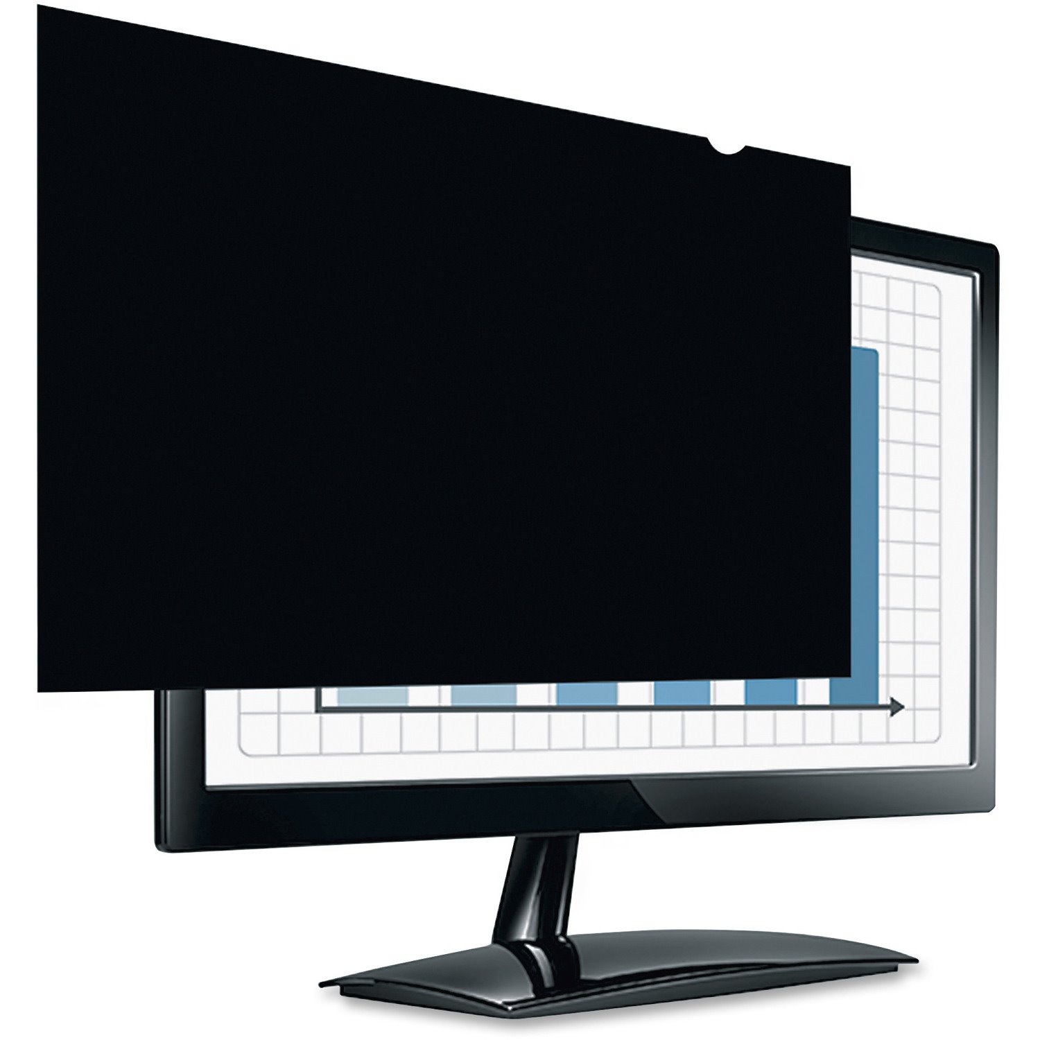 Fellowes PrivaScreen&trade; Blackout Privacy Filter - 24.0" Wide