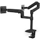 Ergotron Mounting Arm for Monitor, Notebook, Display Screen, TV - Matte Black
