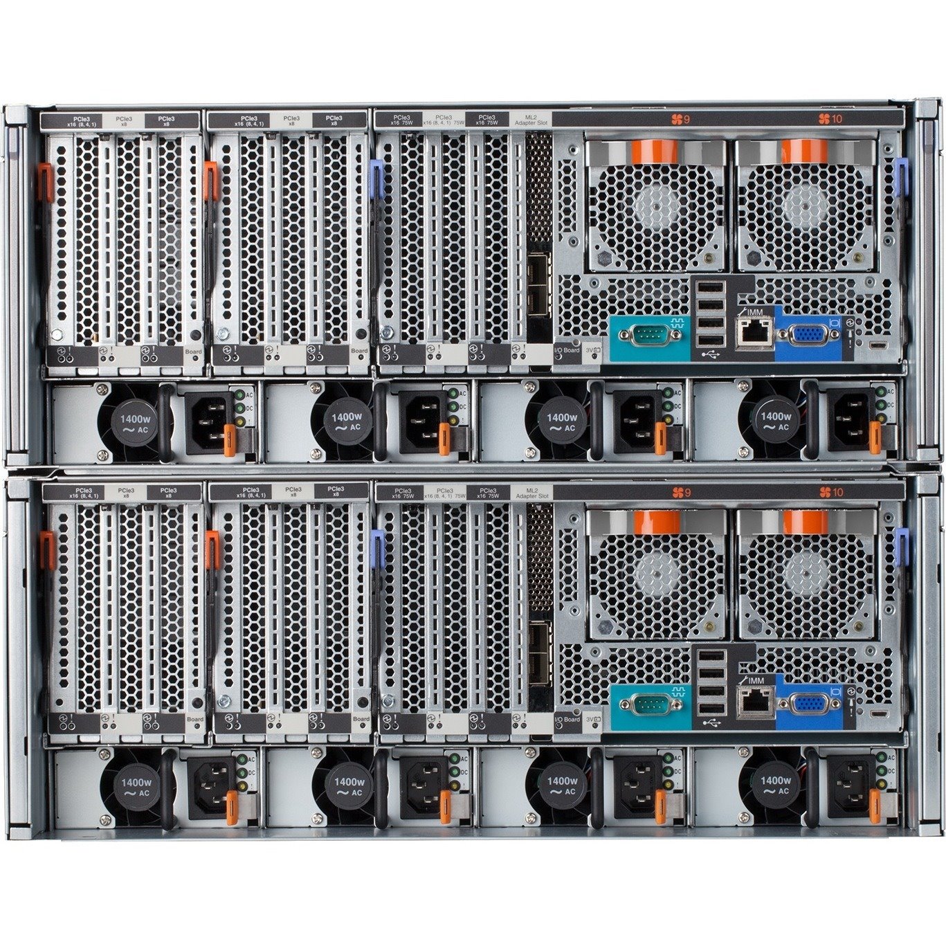 Lenovo System x x3950 X6 62418JU 8U Rack Server - 8 Xeon E7-8880 v4 2.20 GHz - 2 TB RAM - 14.40 TB HDD - (12 x 1.2TB) HDD Configuration - 1.60 TB SSD - (4 x 400GB) SSD Configuration - 12Gb/s SAS Controller