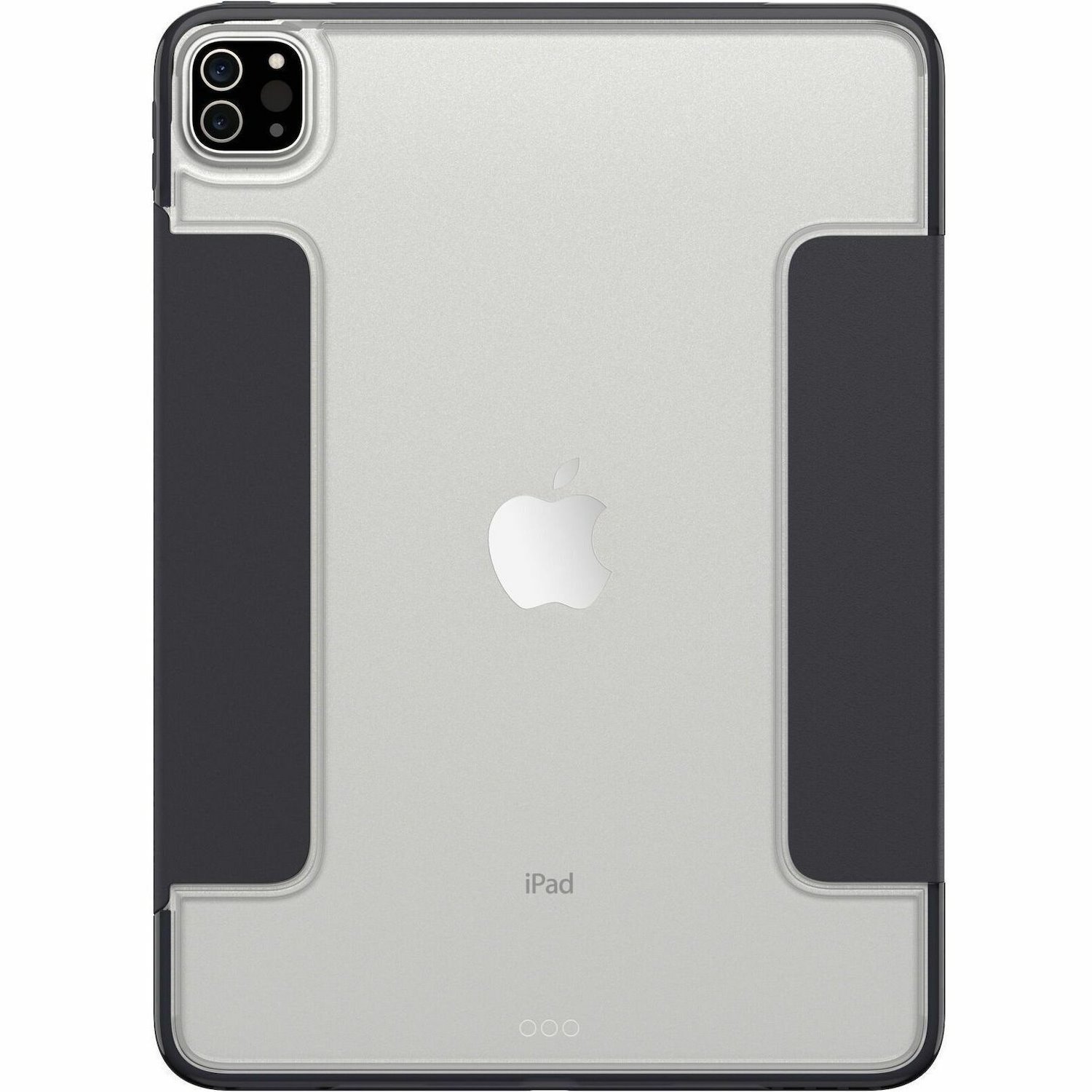 OtterBox Symmetry Series 360 Elite Carrying Case (Folio) for 11" Apple iPad Pro (2018), iPad Pro (2nd Generation), iPad Pro (3rd Generation), iPad Pro (4th Generation) Tablet, Apple Pencil - Scholar Gray (Dark Gray/Clear)