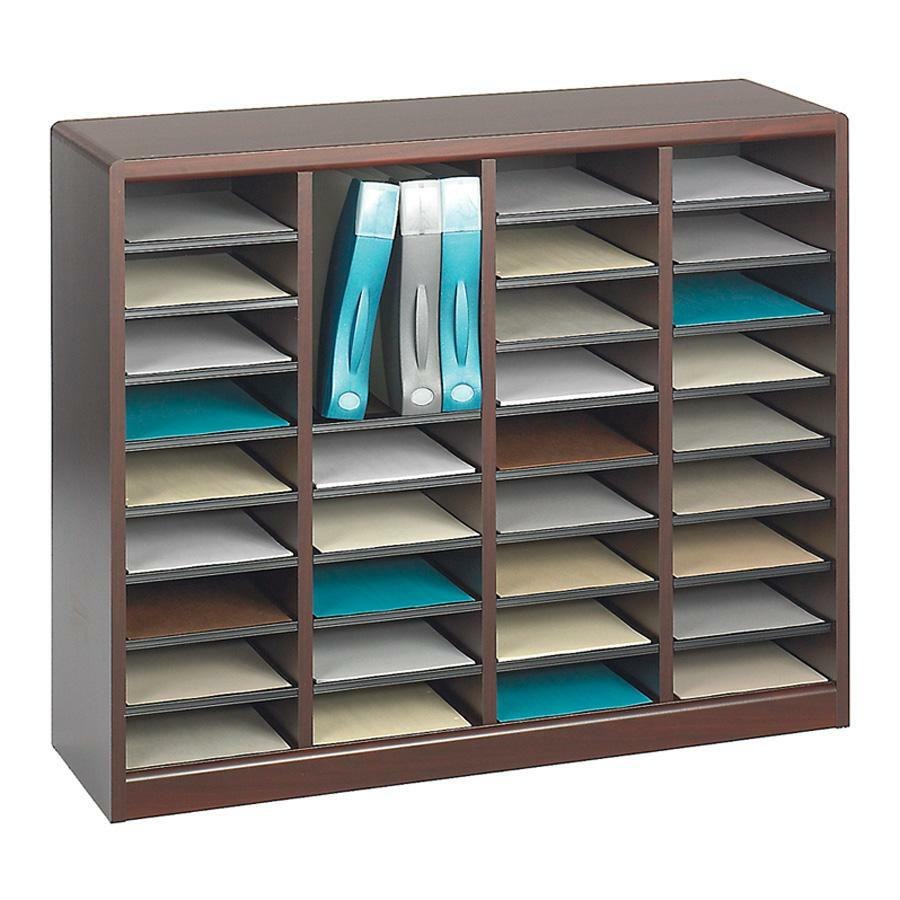 Safco E-Z Stor Wood Literature Organizers