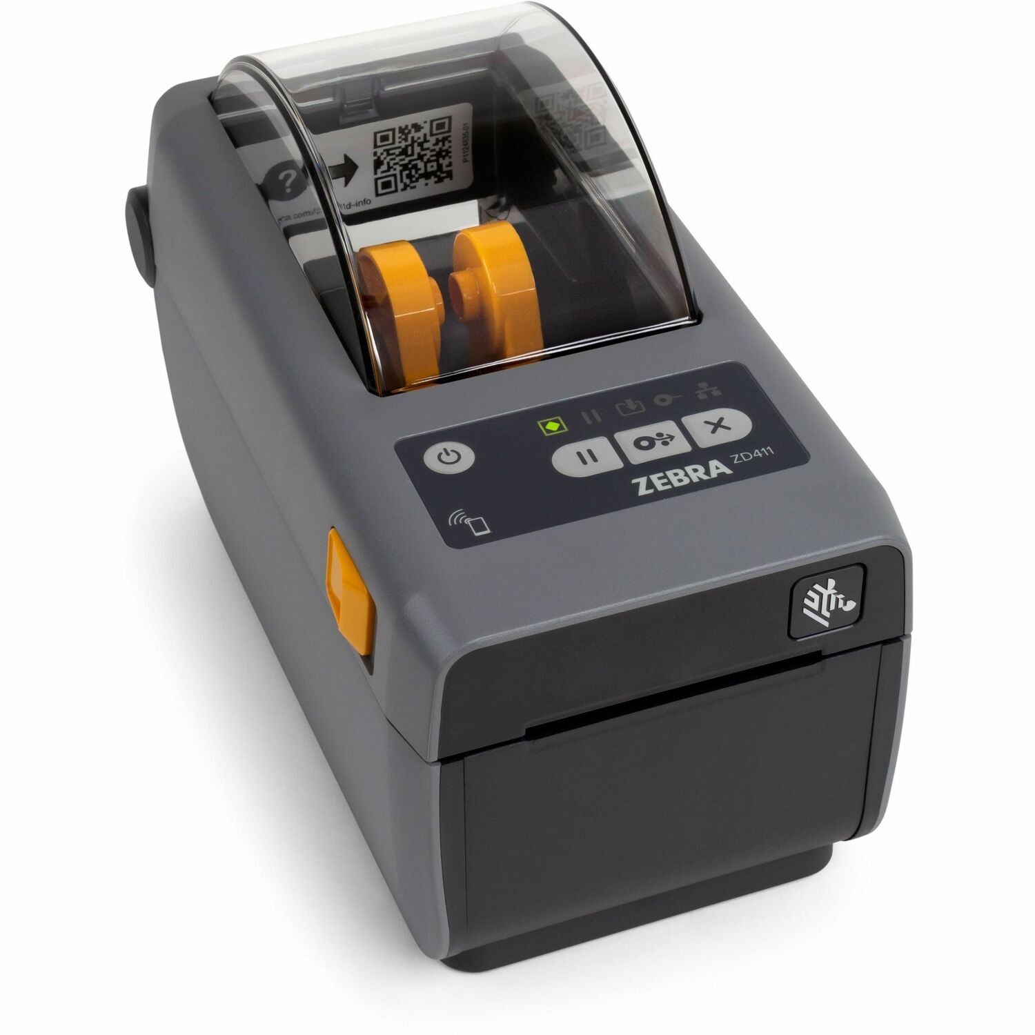 Zebra ZD411 Retail, Hospitality, Government Direct Thermal Printer - Monochrome - Desktop - Label/Receipt Print - Fast Ethernet - USB - USB Host - Bluetooth 5.3, 4.2 - IEEE 802.11ax Wireless LAN - Near Field Communication (NFC) - UK, EU, AUS