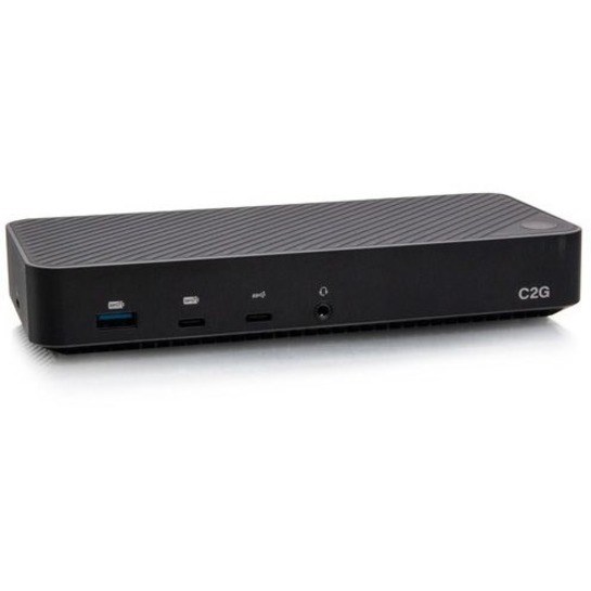 C2G USB C Docking Station - Triple Display Docking Station with HDMI, DP, Ethernet, USB - Power Delivery up to 100W