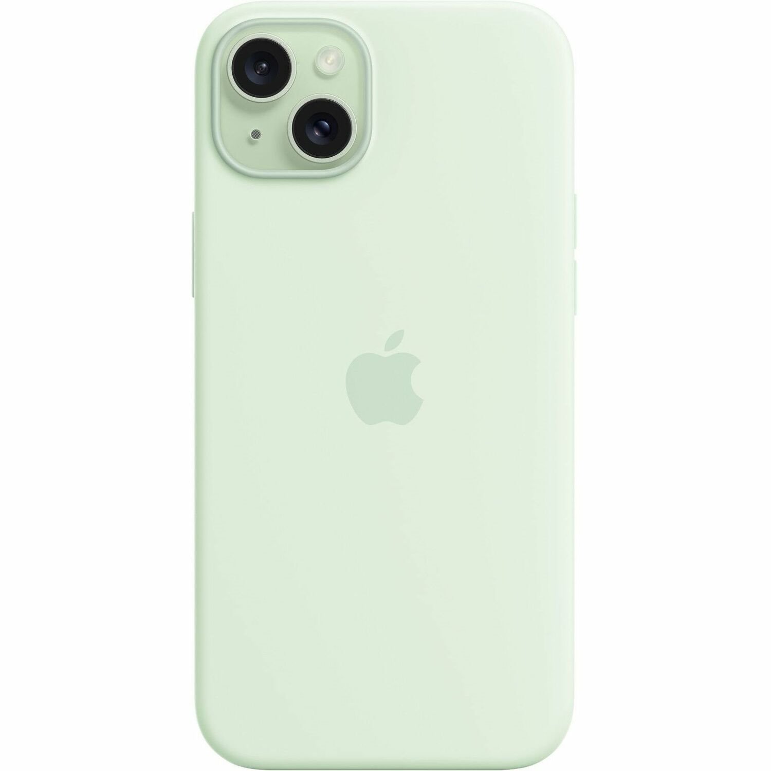Apple iPhone 15 Plus Silicone Case with MagSafe - Soft Mint
