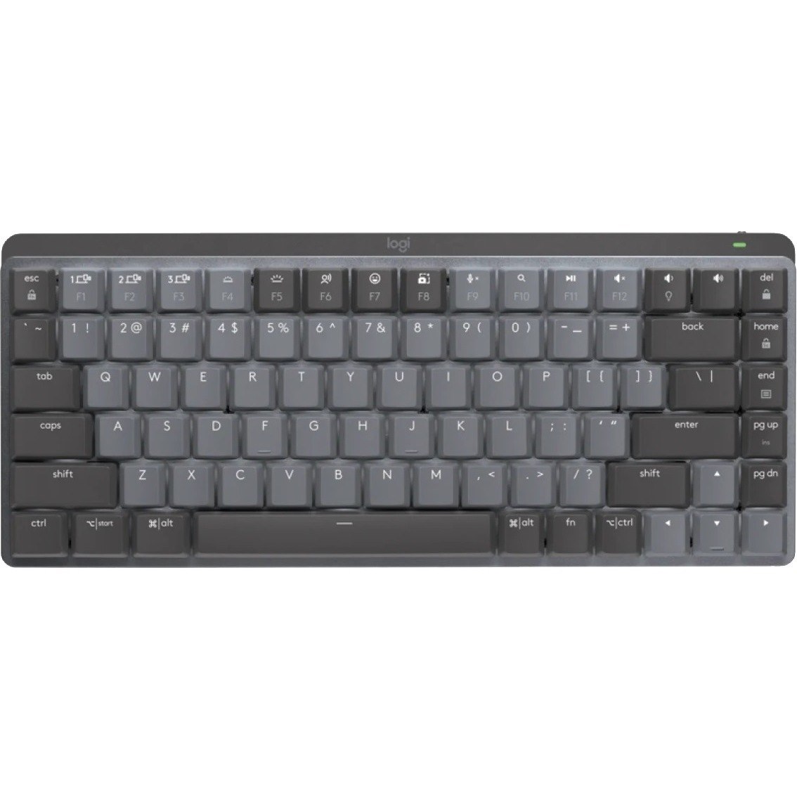 Logitech MX Mechanical Mini Minimalist Wireless Illuminated Keyboard (Linear) (Graphite)